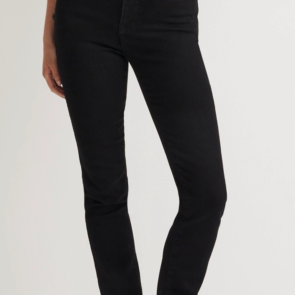Madewell black stovepipe jeans size 26